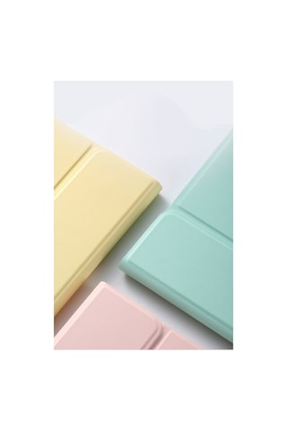 İpad Air 11 2024 Kılıf Kc01 Smart Klavyeli Tablet Kılıfı - Derin Mor Diğer