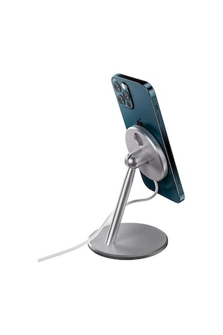 Benks L37 Magsafe Şarj Standı - ZORE-218807 Gümüş
