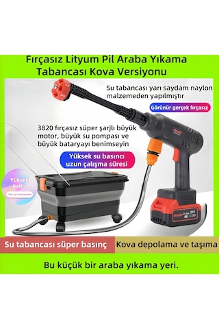 En Güçlü Kömürsüz Motorlu Kova Oto Araba Klima Halı Yüksek Yıkama