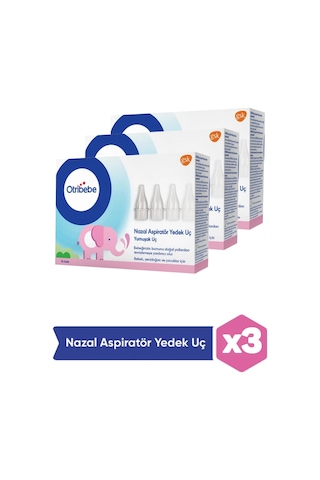 Otribebe Nazal Aspiratör Yedek Ucu 10'lu 3 Adet