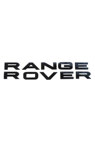 Autogp Lr Range Rover Kaput Veya Bagaj Yazısı Arması Harfleri Siyah Agp-rr-01511