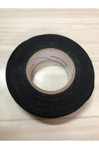 Coroplast Tüylü Bez Bant 19Mm x 15 Metre - Siyah