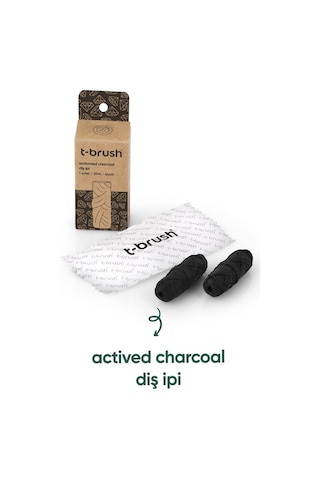 T-brush Activated Charcoal Diş İpi Refill 30 M