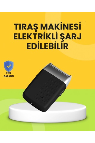 İthalat Sessiz, Güçlü Ve Şık: Erkeklere Özel Şarjlı Tıraş Makinesi