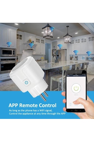 Monyee Wifi İle Akıllı Prizi 16a - Avrupa Standartı, Akıllı Kontrol