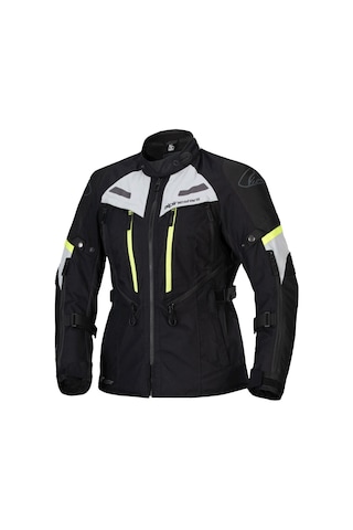 Alpinestars Stella Bogota Pro Drystar Korumalı Kadın Motosiklet Montu Siyah Gri Sarı