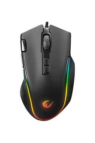 Rampage Smx-g72 Greedy V2 8 Tuşlu Double Click Real Rgb Ledli Makrolu 12800 Dpı Gaming Oyuncu Mouse -