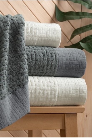 Toyigoo Toyigoo Altınbaşak Bambi Banyo Seti Antrasit Krem Renkli