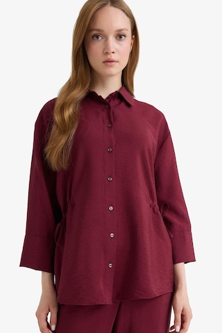 Defacto Bordo Kadın Gömlek F7187ax/br237 Bordo