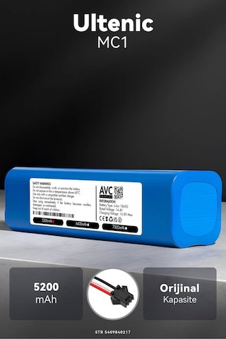 Ultenic Mc1 5200mah Robot Süpürge Bataryası K.k