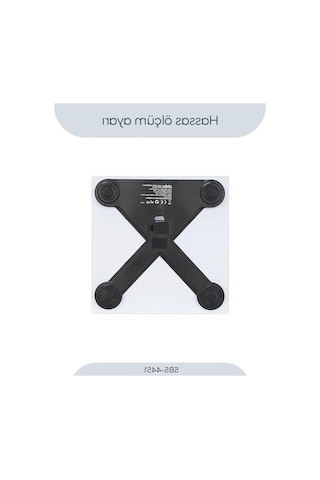 Dijital Cam Baskül, 180 Kg Kapasite Ve Lcd Ekran İle Hassas Tartım Açık Beyaz