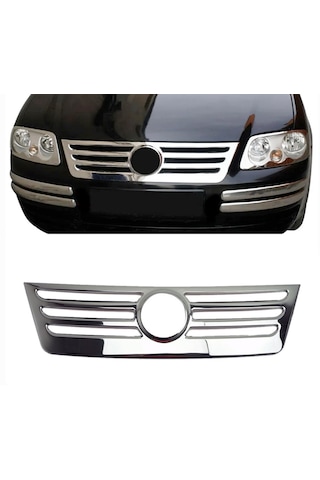 Vw Caddy Krom Ön Panjur 1 Parça 2003-2009 Arası P.çelik