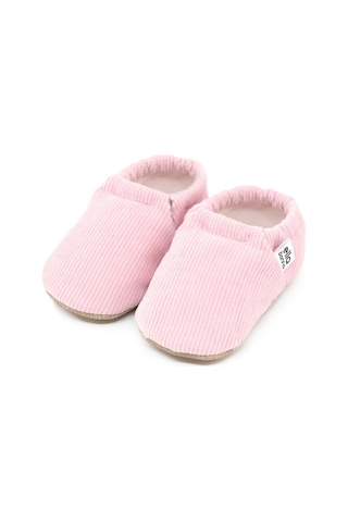 Kadife Bebek Patiği Fitilli, Kaydırmaz Taban, Kreş Ayakkabısı Patik 001