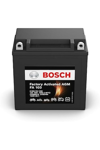 Bosch 12v 9 Ah Yb9-b 12n9 Agm Akü