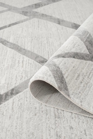 Cotto Motto Tt001a Krem Halı Modern Geometrik Çizgili Pamuk Taban Yıkanabilir Salon Mutfak Halısı