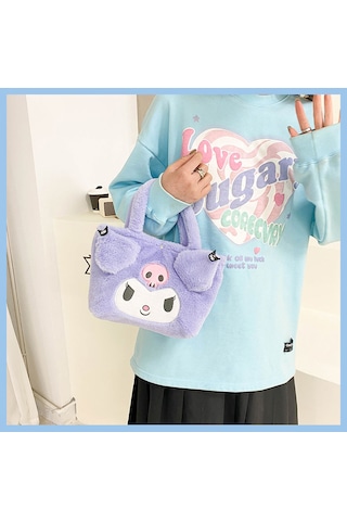 Kuromi El Çantası-siyah 28 20cm Siyah