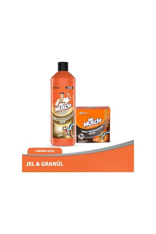 Mr. Muscle Jel ve Granüllü Lavabo Açıcı Temizlik Seti