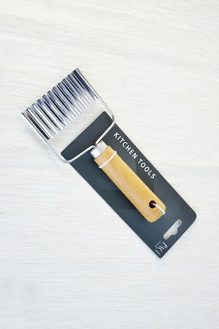 Nishev Küçük Ahşap Saplı Patates Doğrayıcı Dilim Dilim Mutfak Aleti Nishev-x000059