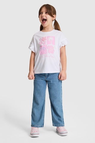 U.S. Polo Assn. Kız Çocuk Beyaz Tişört 50325654-vr013