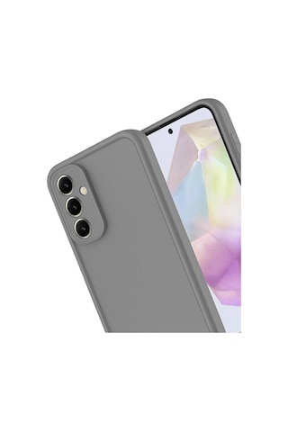 Gld-spt- Newface Samsung Uyumlu Galaxy A16 5g Kılıf Viera Silikon - Gri