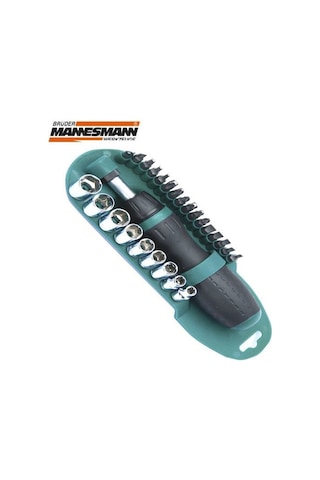 Mannesmann 11820 Tornavida Bits Uç Lokma Seti. 26 Parça