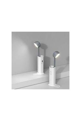 Şarjlı Dokunmatik 20 Led Çalışma Okuma Işığı Masa Lambası Ayarlanabilir Parlaklık Powerbank 1200mah Diğer