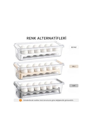 Orret Home 15 Gözlü Kilitli Yumurta Saklama Kabı Plastik Yumurta Taşıma Kutusu Kapaklı Şeffaf Buzdolabı Düzenleyici Bpa Free 15'li Yumurta Organizeri