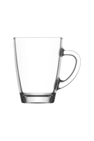 LAV Vega Cam Kupa 6 Kişilik 250 ml Kulplu (Kahve/Çay Bardağı)