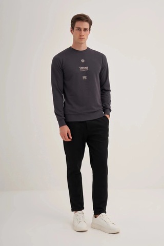 Cazador 3 İplik Erkek Antrasit Sweatshirt 5222 Antrasit