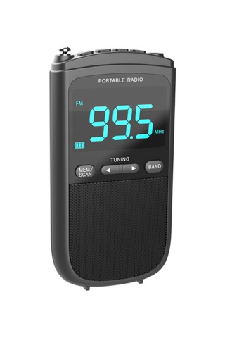 Vkemall Çok İşlevli Taşınabilir Radyo Genlik Modülasyonu Frekans Modülasyonu Ayarlanabil Çok Renkli