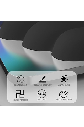 Bilek Destekli Klavye Ve Mouse Pad, Bilek Ağrısını Gideren Bilgisayar Aksesuarları Koyu Yeşil