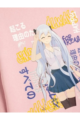 Koton Kız Çocuk Sweatshirt Pembe 5wkg10047ak 25ky59000212 Y5914 Pembe