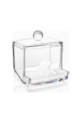 Neevoyu Ps Malzeme Şeffaf Saklama Kutusu - Tıraş Çubukları Ve Aksesuarlar İçin Organize Edici Kutu 85g, 90x80x80mm Şeffaf