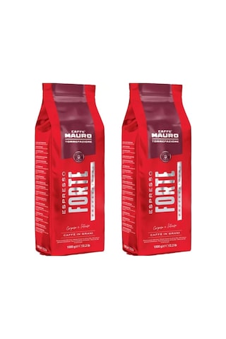 Caffe Mauro Espresso Forte Çekirdek Kahve 1 Kg X 2 Paket Çekirdek Kahve