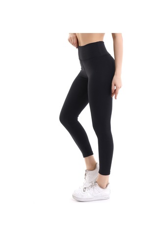 Winmoda34 Kadın Yüksek Bel Korseli Geniş Kemer Yumoş Tayt Siyah