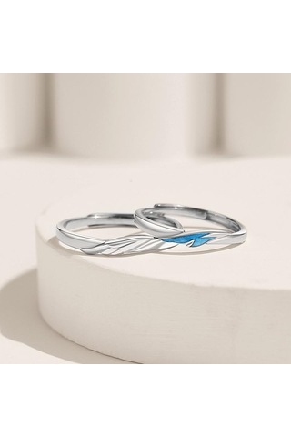 Tancise Klasik 925 Ayar Gümüş Zirkon Yüzük Bayanlar Takı Düğün Promise Parti Hediye Women