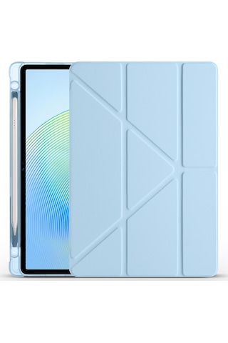 Honor Pad X8a Kılıf Stand Olabilen Kalemlikli Pu Deri Tablet Kılıfı Kapaklı Kılıf