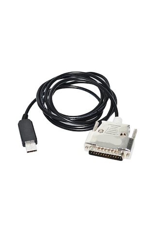 Usb-dub 25p Db25 Erkek Adaptörü Rs232 Seri İletişim Kablosu 1.8m