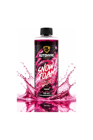 Snow Foam Pink Aura 500 Ml Konsantre Pembe Köpük Oto Ön Yıkama Şampuanı Yoğun Köpük