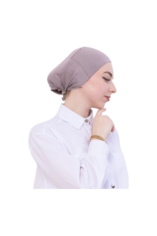 Modish Group Pratik Bone Pamuklu Tesettür İç Bone, Başörtüsü İçin Hazır Viskon Şapka, Namaz Günlük Kullanım İçin Açık Vizon