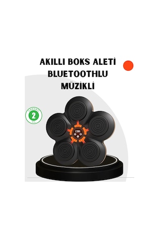 Evde Fitness İçin Akıllı Boks Makinesi Işıklı Vuruş Noktalı Bluetoothlu Çok Renkli