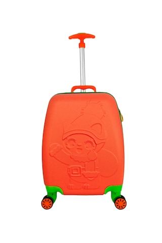Wexta Wx-410 Disney Serisi Turuncu Kız Çocuk Çocuk Valizi Turuncu
