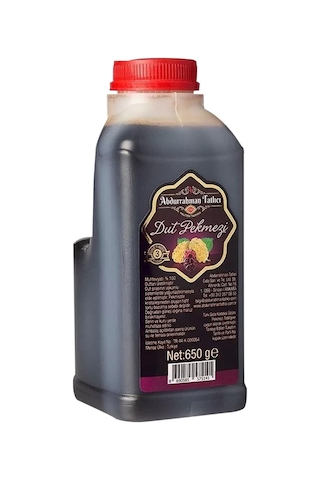 Abdurrahman Tatlıcı Dut Pekmezi 650 Gr X 3 Adet