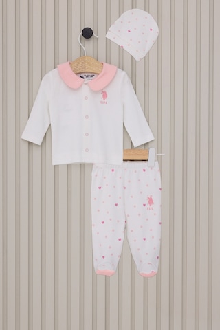 U.S. Polo Assn. Kız Bebek Beyaz Takım 5274-45899 Beyaz