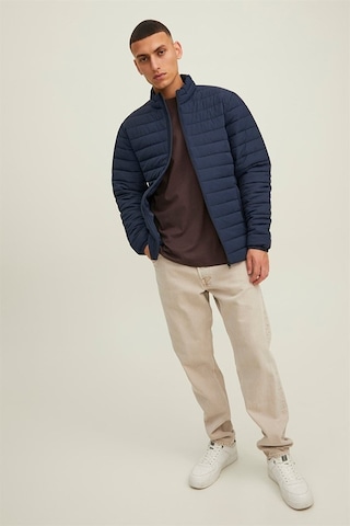 Jack & Jones JJERECYCLE PUFFER COLLAR NOOS-NAVY BLAZER 12211129-NAV Lacivert