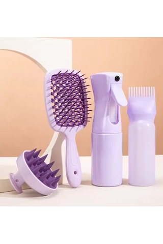 4'lü Mükemmel Saçlar İçin Bakım Seti Mor