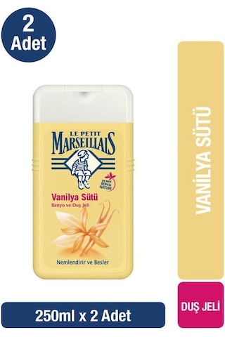 Le Petit Marseillais Vanilya Sütü Banyo ve Duş Jeli 2 x 250 ML