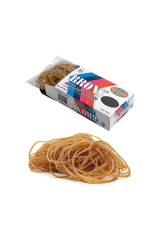 Ambalaj Paket Para Lastiği 50 Gr 1 Paket Brons Ambalaj Lastigi %1