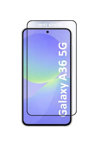 Samsung Uyumlu Galaxy A56 5g A36 Anti Statik Ekran Koruyucu Toz Tutmayan Kırılmaz Cam