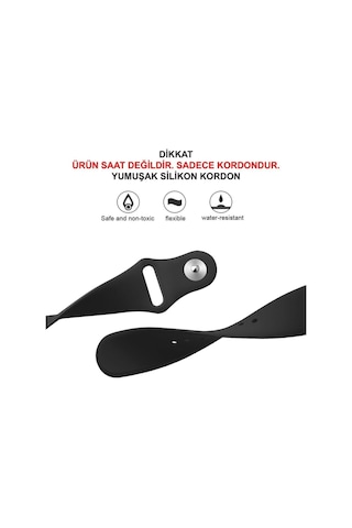 Oppo Realme Watch 36mm Rma161 Uyumlu Kordon Kayış 20 Mm Silikon Kordon